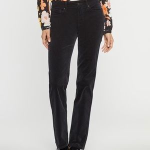 NYDJ Black Corduroy Jeans